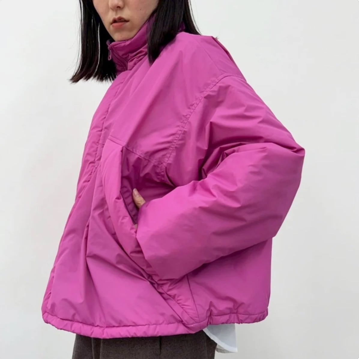 CYNICAL(シニカル)】THERMO LITE ナイロン中綿ジップブルゾン［552