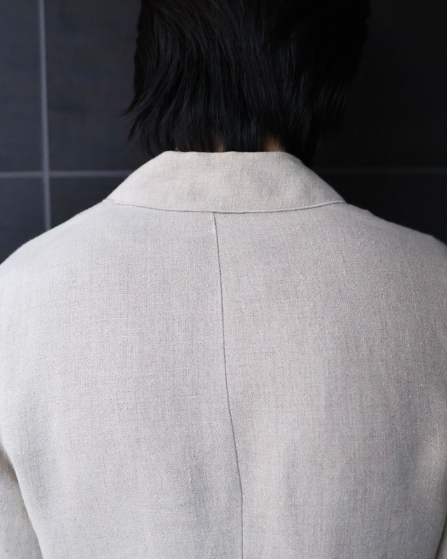 linen fly front shirt
