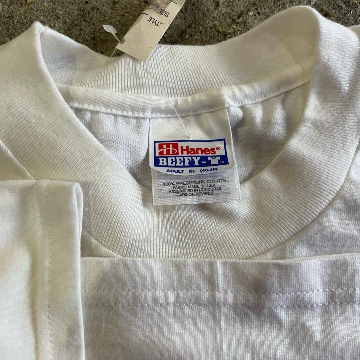 90年代　USA製　DONT PANIC メッセージTシャツ 90s DON'T PANIC ジョーク メッセージ プリント Tシャツ メンズ