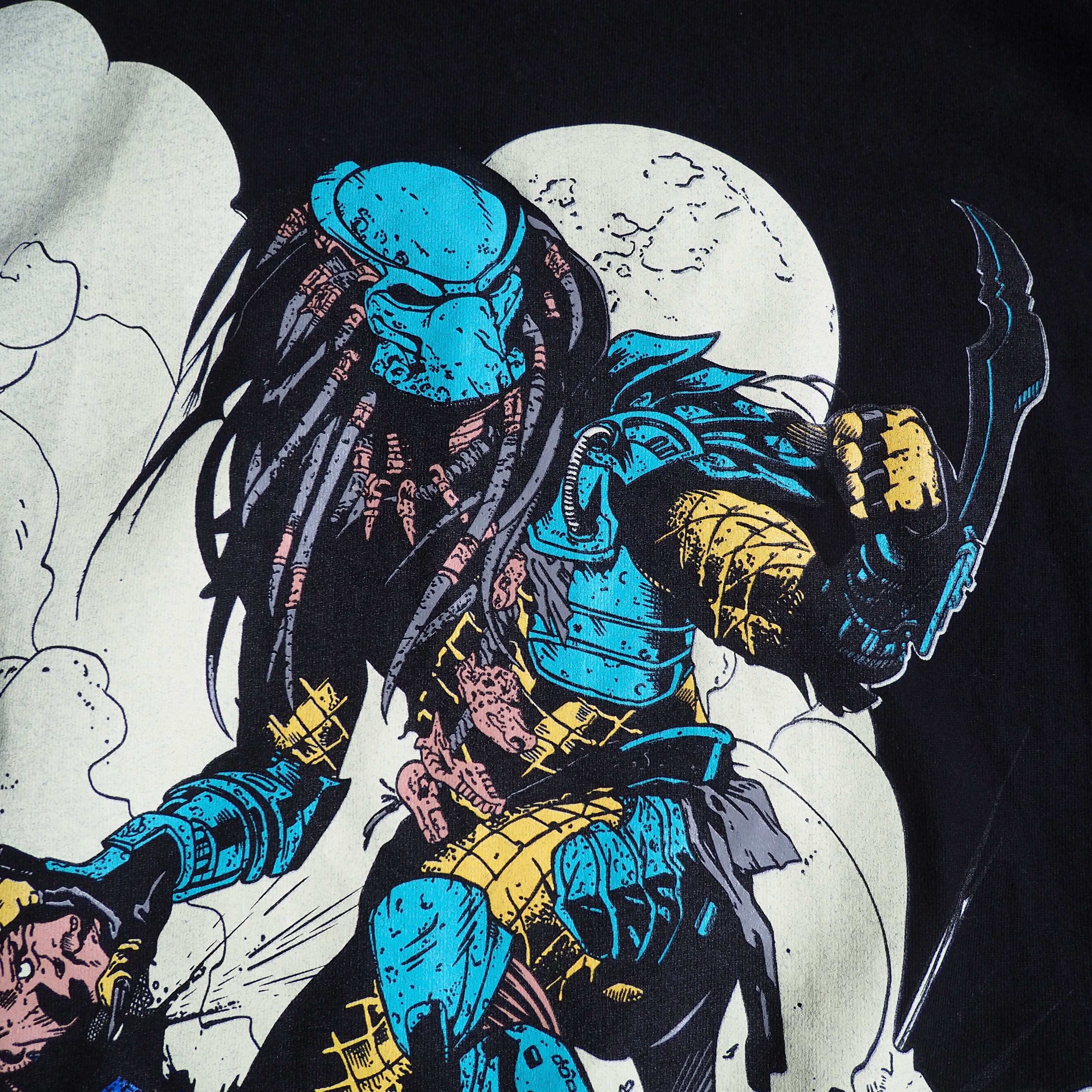1999s " Special - PREDATOR " Movie printed vintage loose Tee