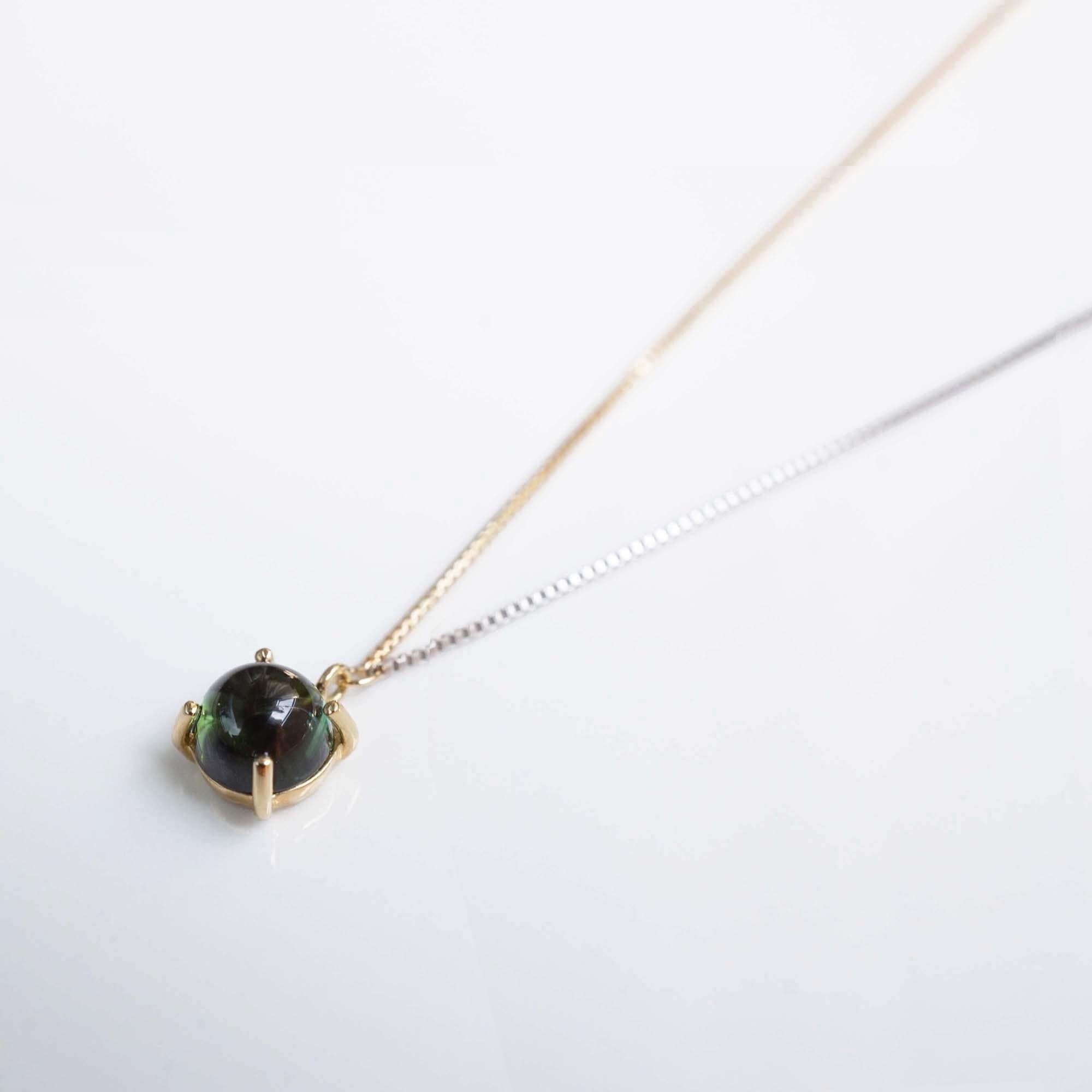 One n' Only / Green Tourmaline Long Necklace（N169-GT）