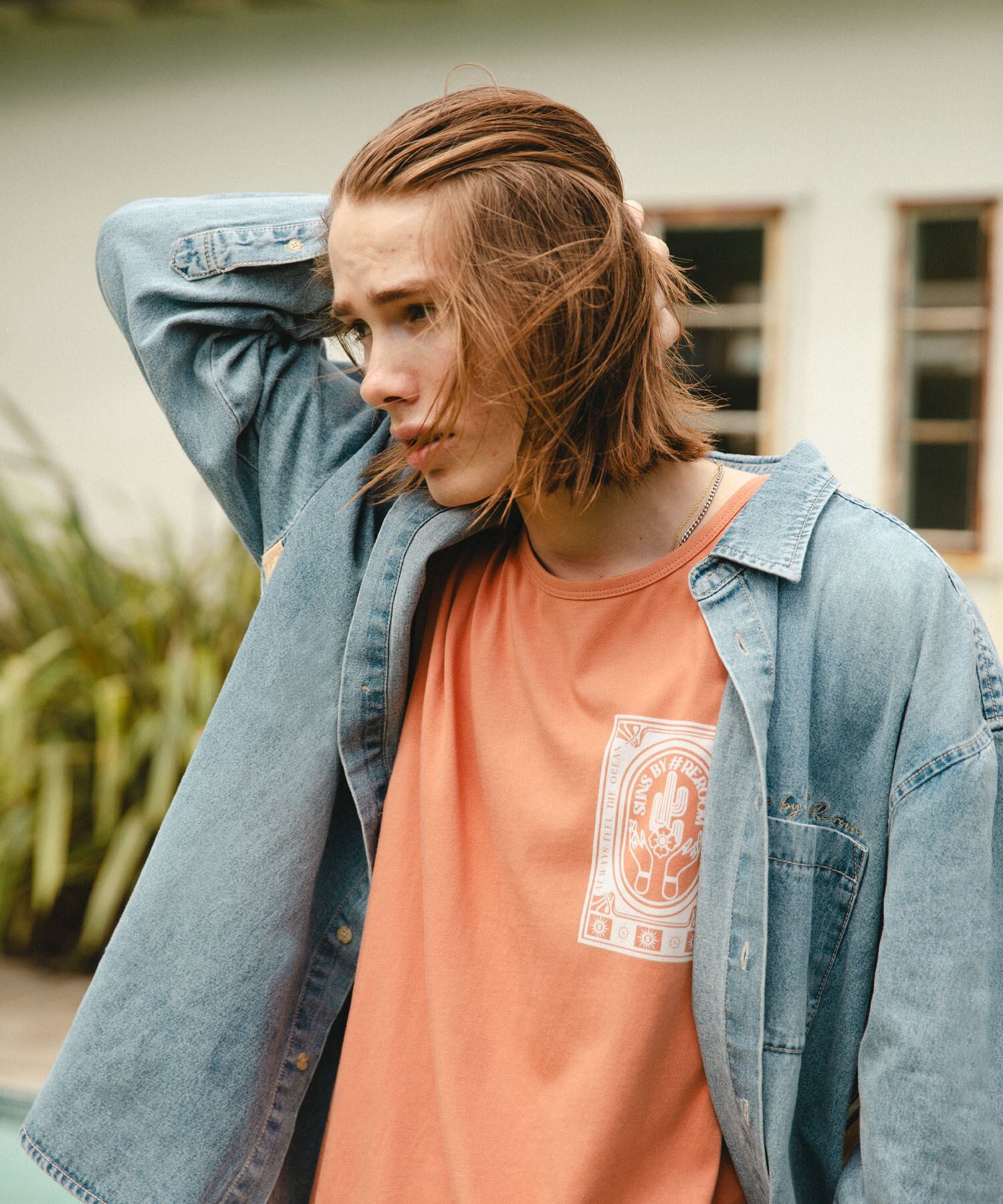 SUNS】SIDE LINE VINTAGE BIG DENIM SHIRTS［RSS017］ | #Re:room
