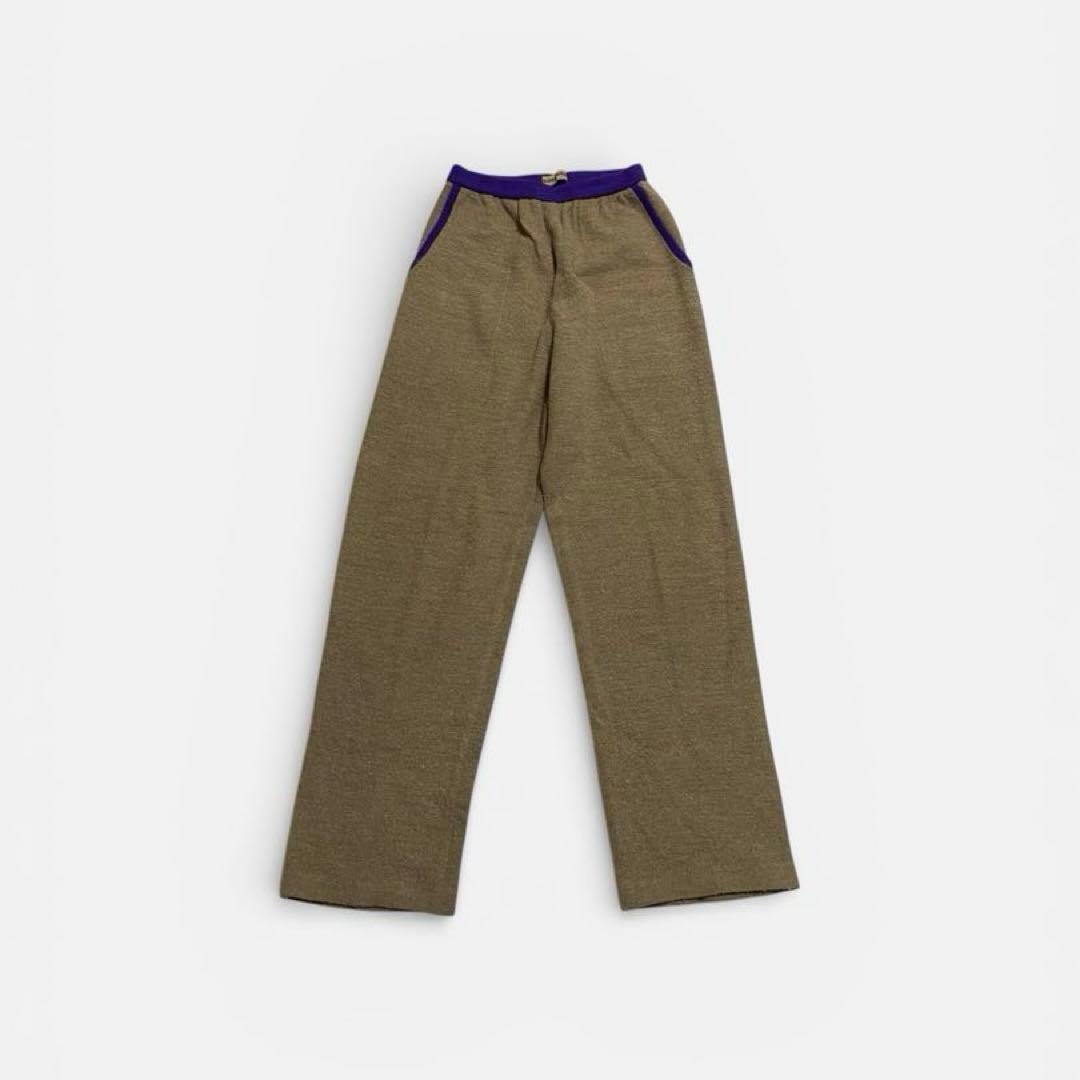 70s 初期タグ ISSEY MIYAKE ニットパンツ ベージュ レディース | KURI