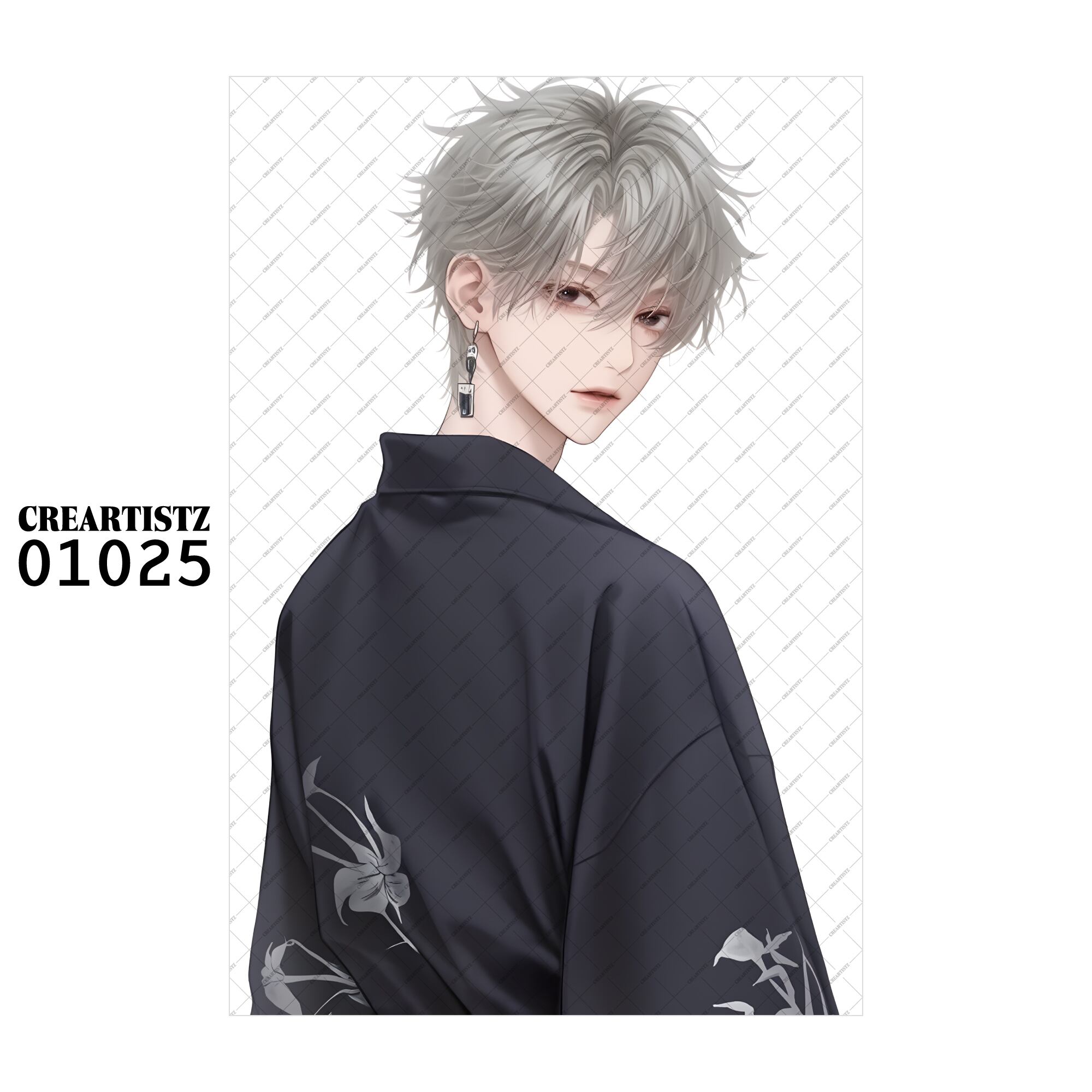 01025 ボーイ クール オリジナル ペーパー/ステッカー 4枚セット CREARTISTZ