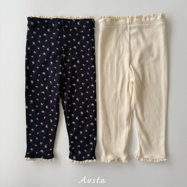 【2点送料無料】«予約»«Aosta» カメリアレギンス 2colors
