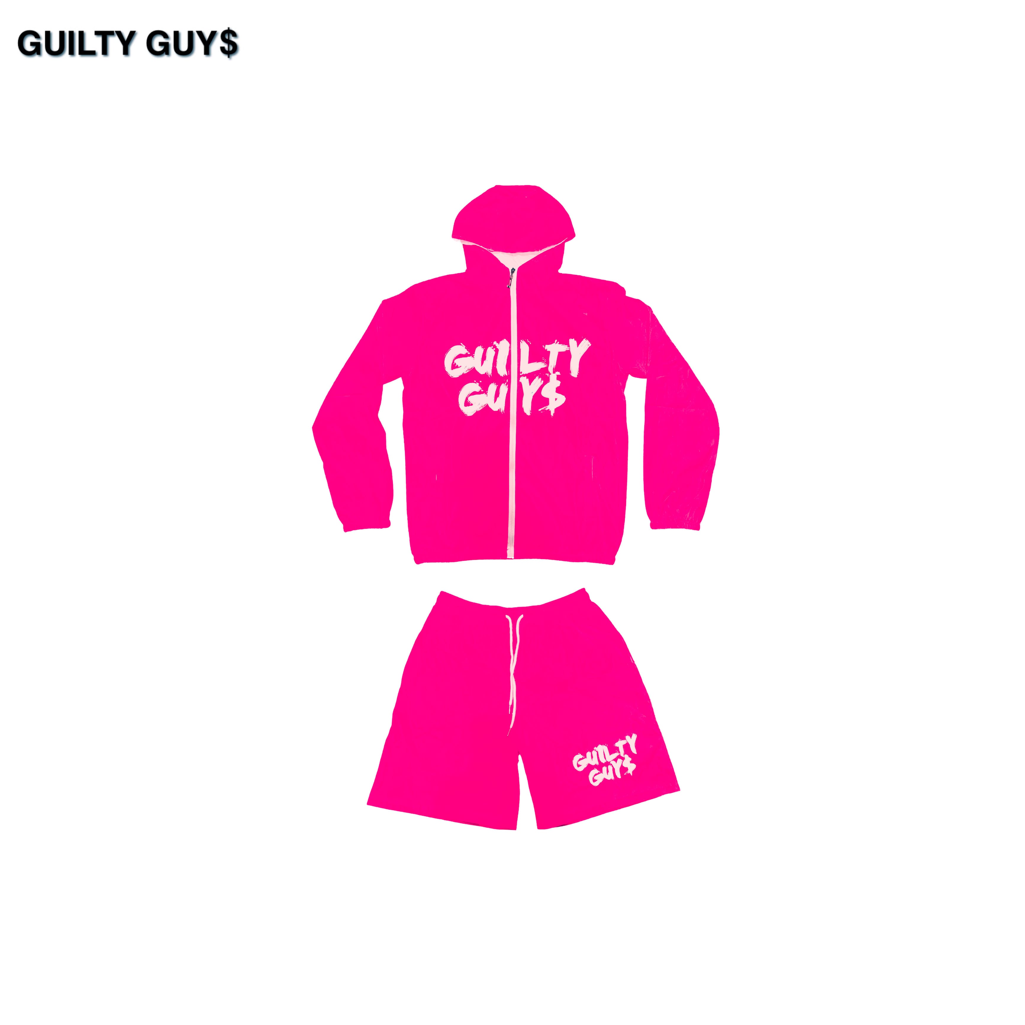 GUILTY GUYS セットアップ ブラック＆ピンク-