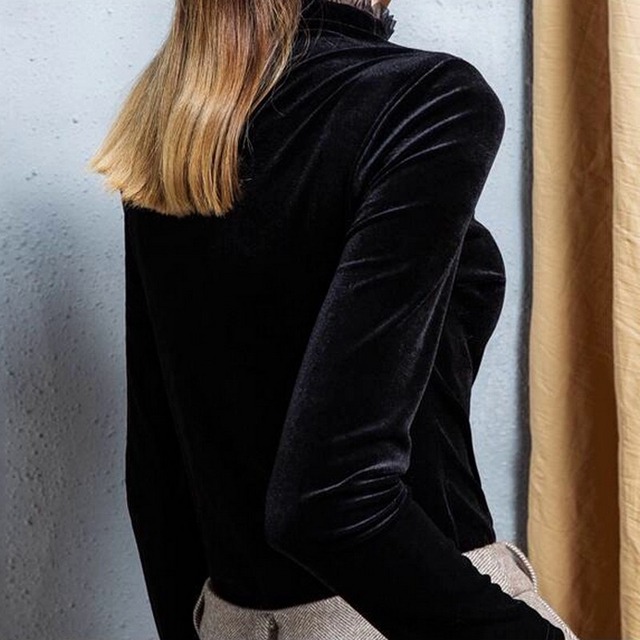 ベルベットフリル・エレガントダンストップス ds0953