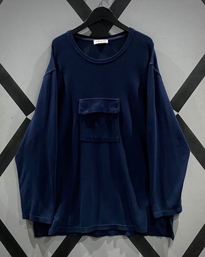【X VINTAGE】Pocket Gimmick Vintage Loose L/S T-Shirt
