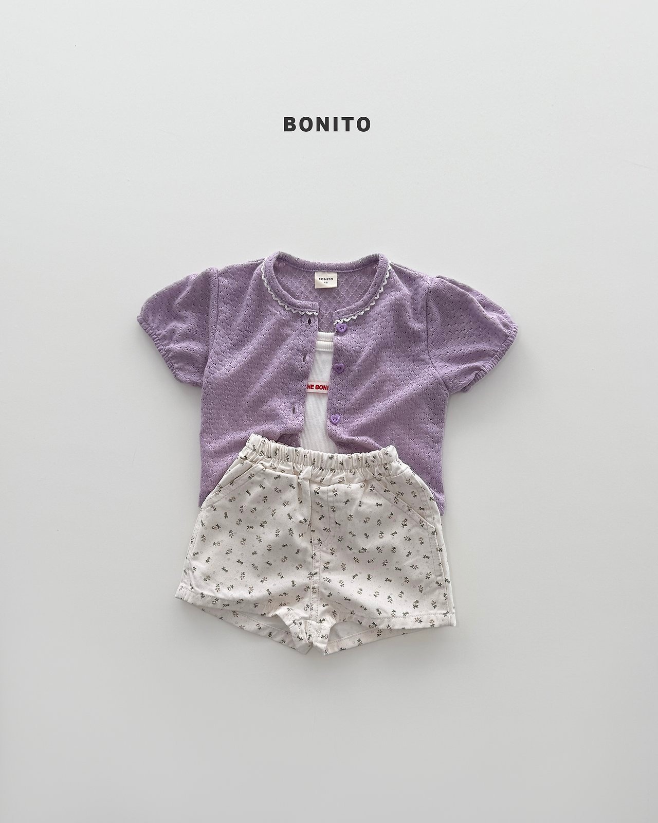 [BONITO] Flower shorts (JS/JM) / [보니토] 플라워쇼츠 (JS/JM)