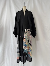 Black Longcoat See-through 602
