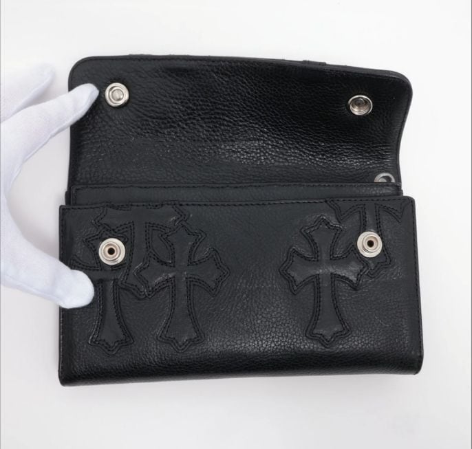 CHROME HEARTS クロムハーツ ウェーブ ウォレット WAVE 長財布