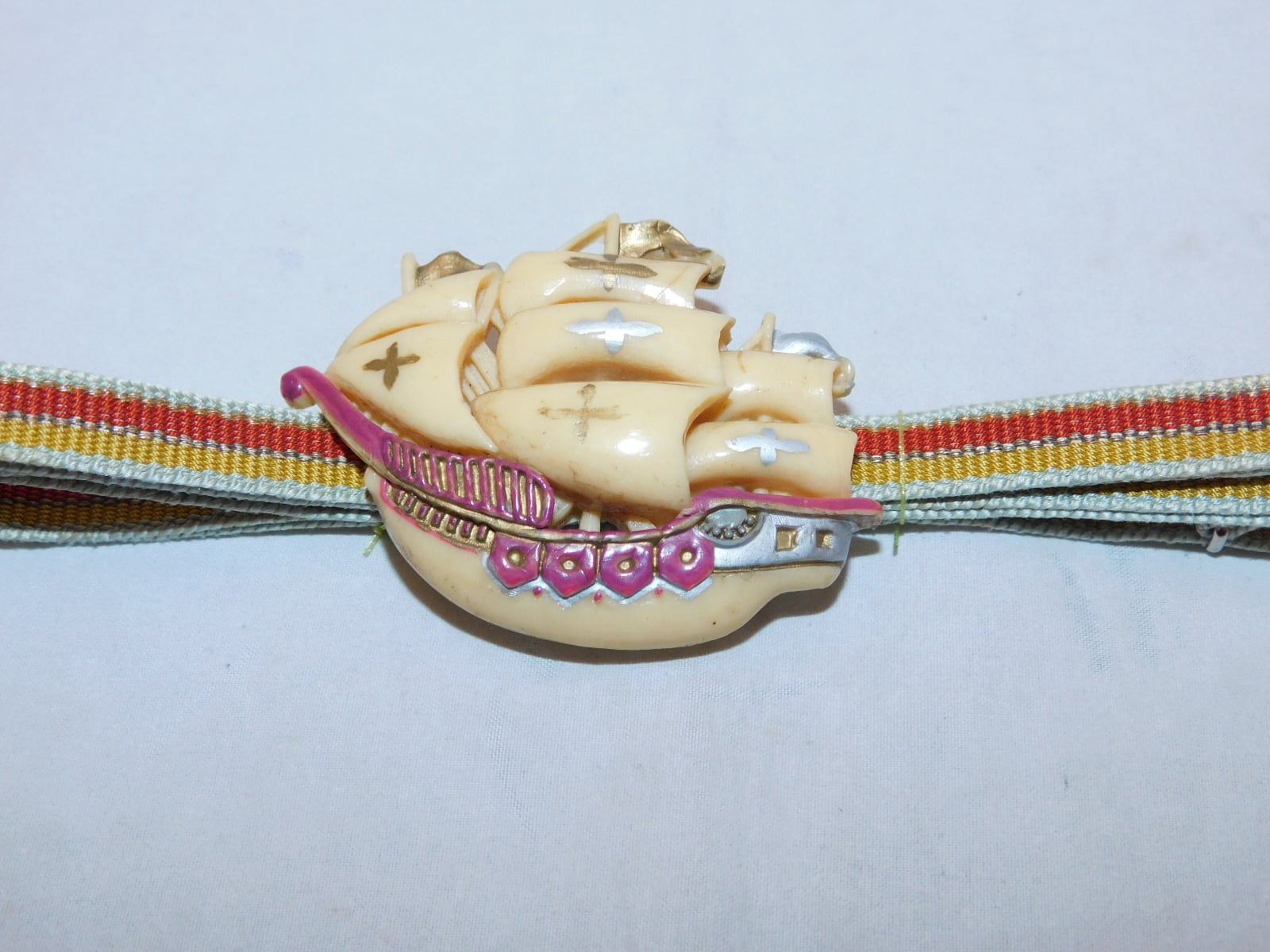 帆船帯留 sailboat obi sash clip(bakelite) | 春夏秋冬（しき