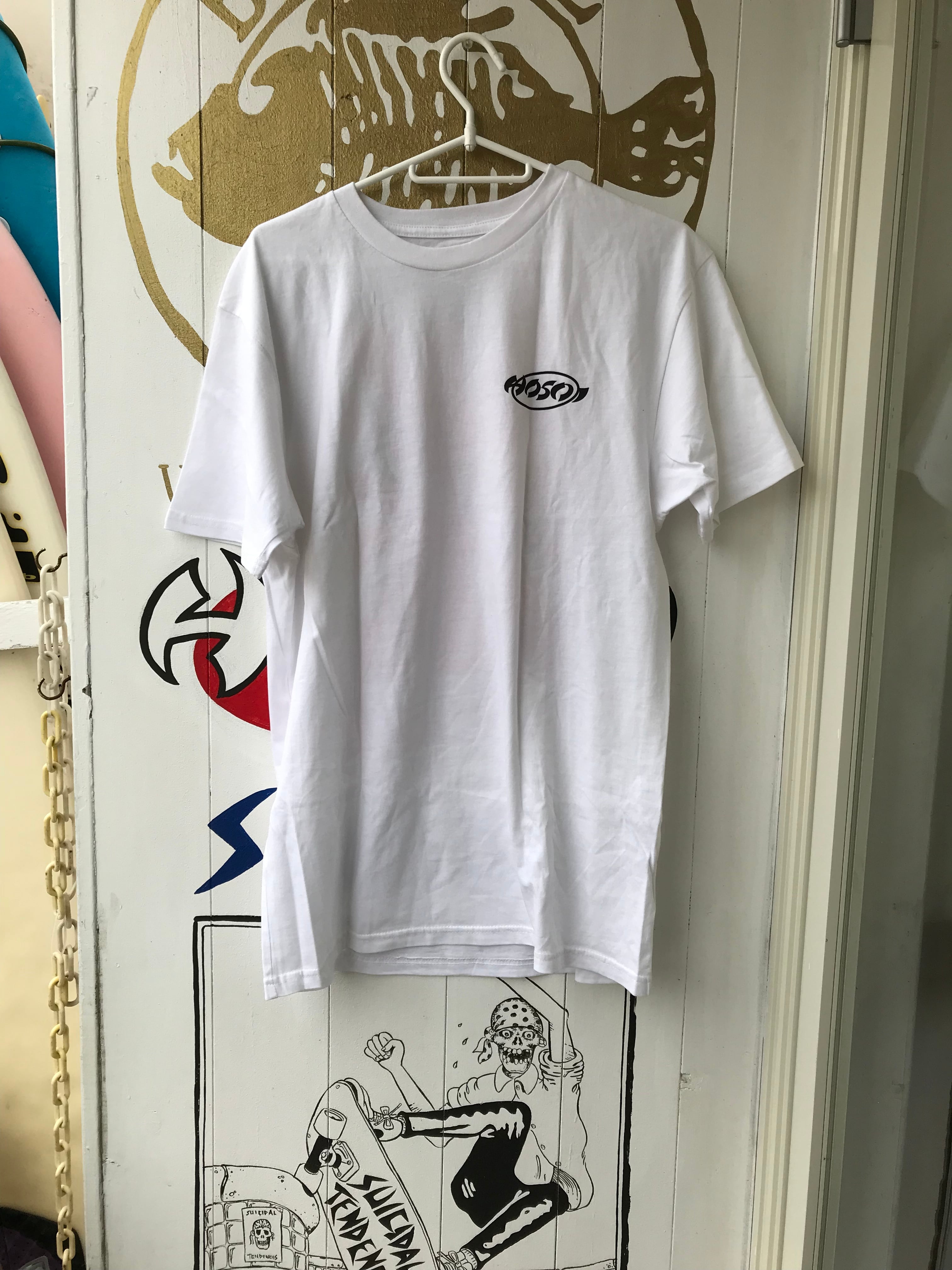 オ*ー様 クリスチャンホソイ　ビンテージTシャツ HOSOI SKATEBOARDS クリスチャンホソイ Tシャツ 白 ホワイト
