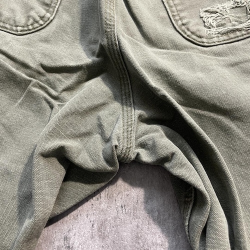モスグリーン ダブルニー Carhartt B136 MOS 34×30 詳細写真16
