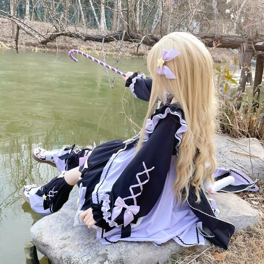 ロリパン ジャンパースカート レッグウォーマー ガーリー 甘め ゆめ