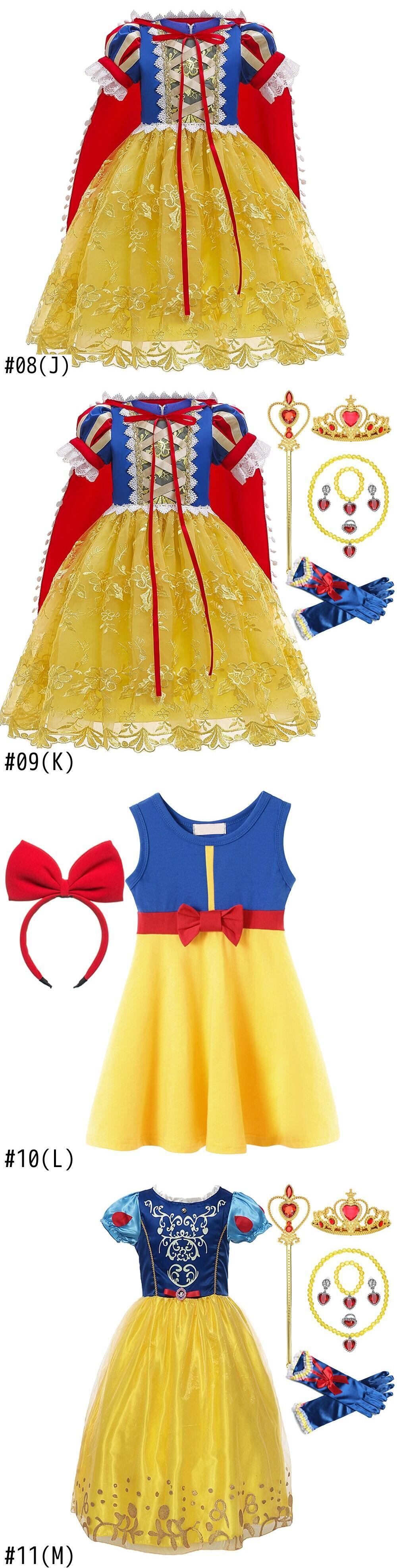 洋服 新作 マントと派手な白雪姫の女の子のドレス子供たちのコスプレ