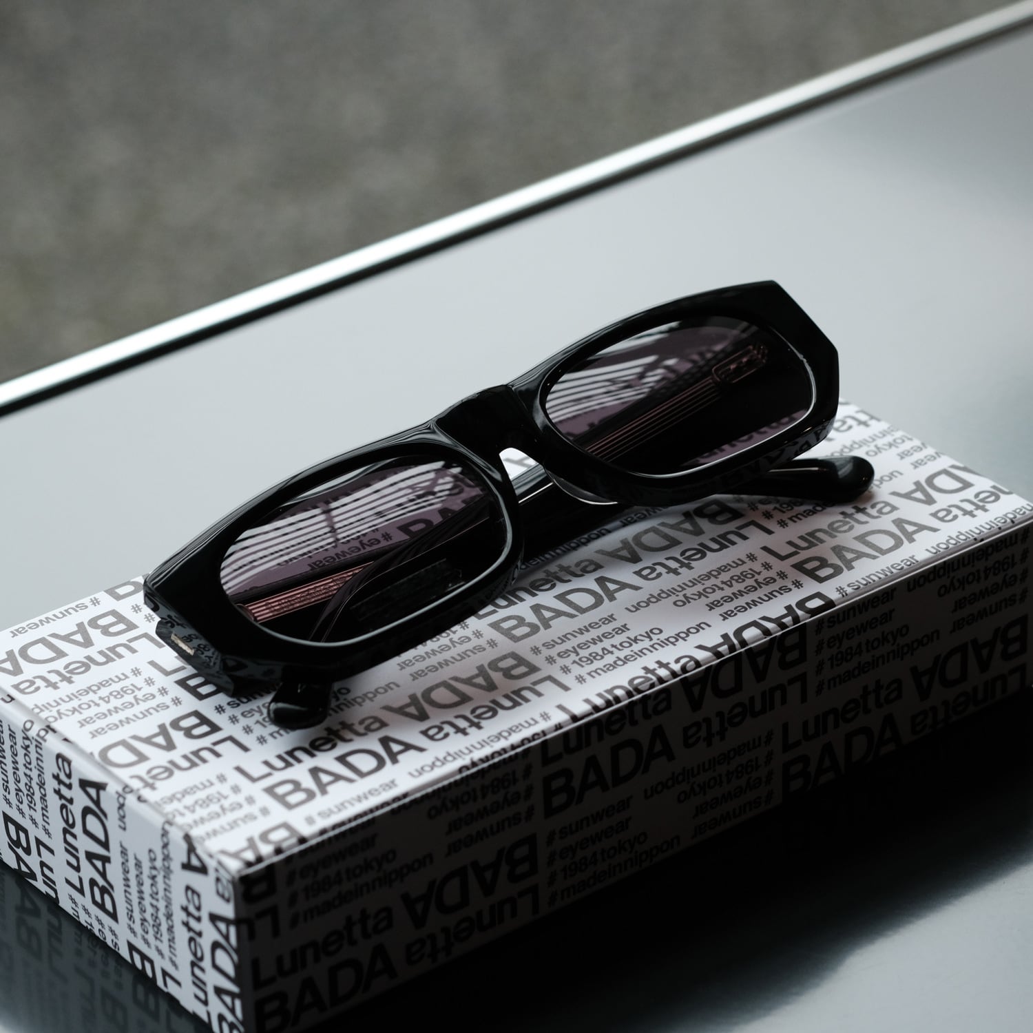 Lunetta BADA】No.23 Black/Blackclear (LARGE) | SEESAW SPECTACLES