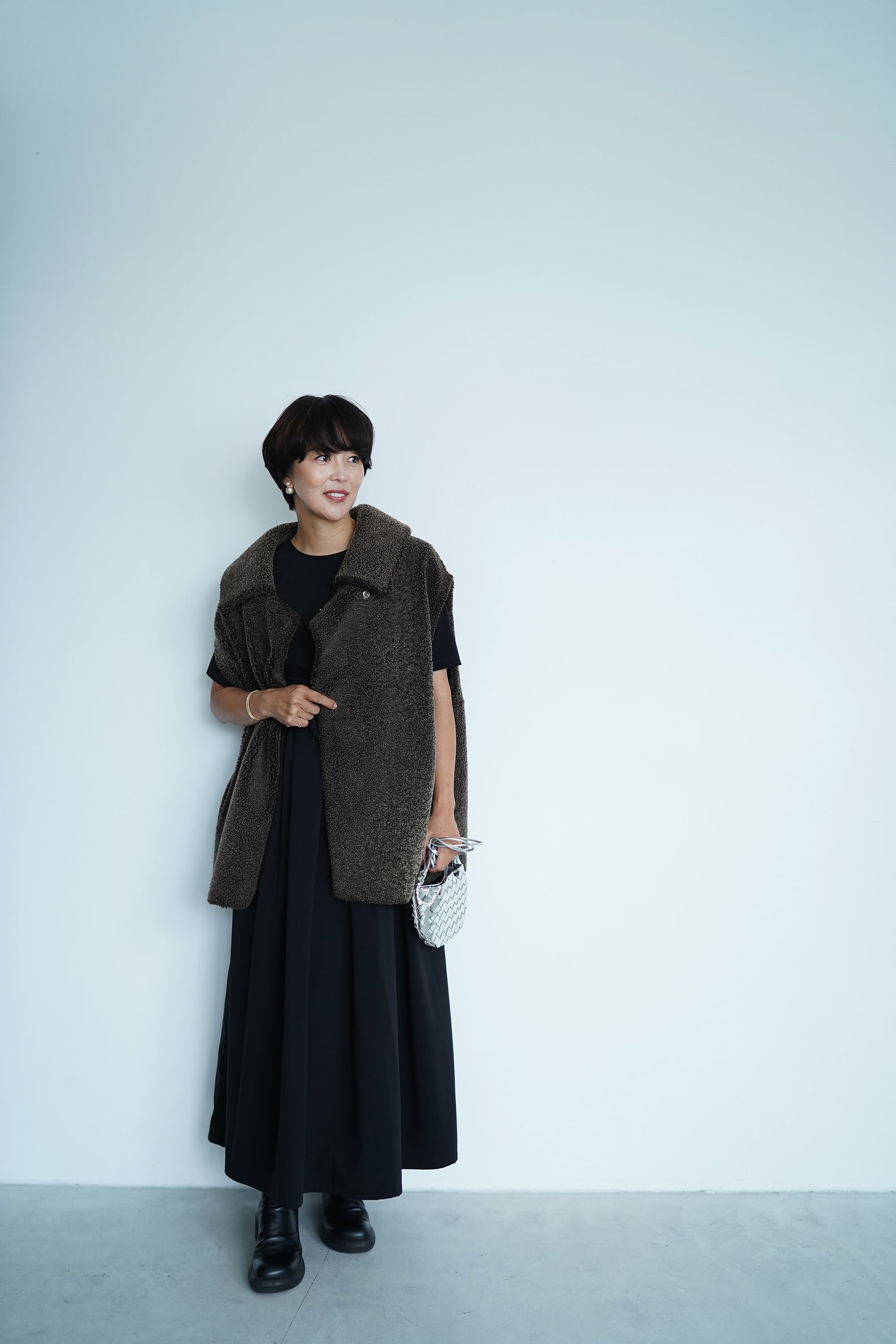 EVERYDAY DRESS クルーネック maxi | THE9SHOP 