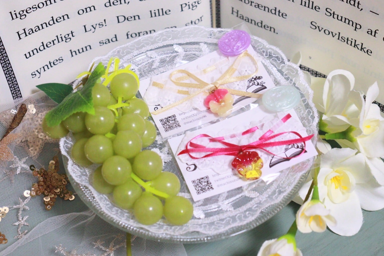 ビオラチャームのぬい用アクセサリー