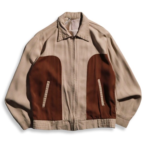 80's~ Gabardine Two Toon Sport Jacket