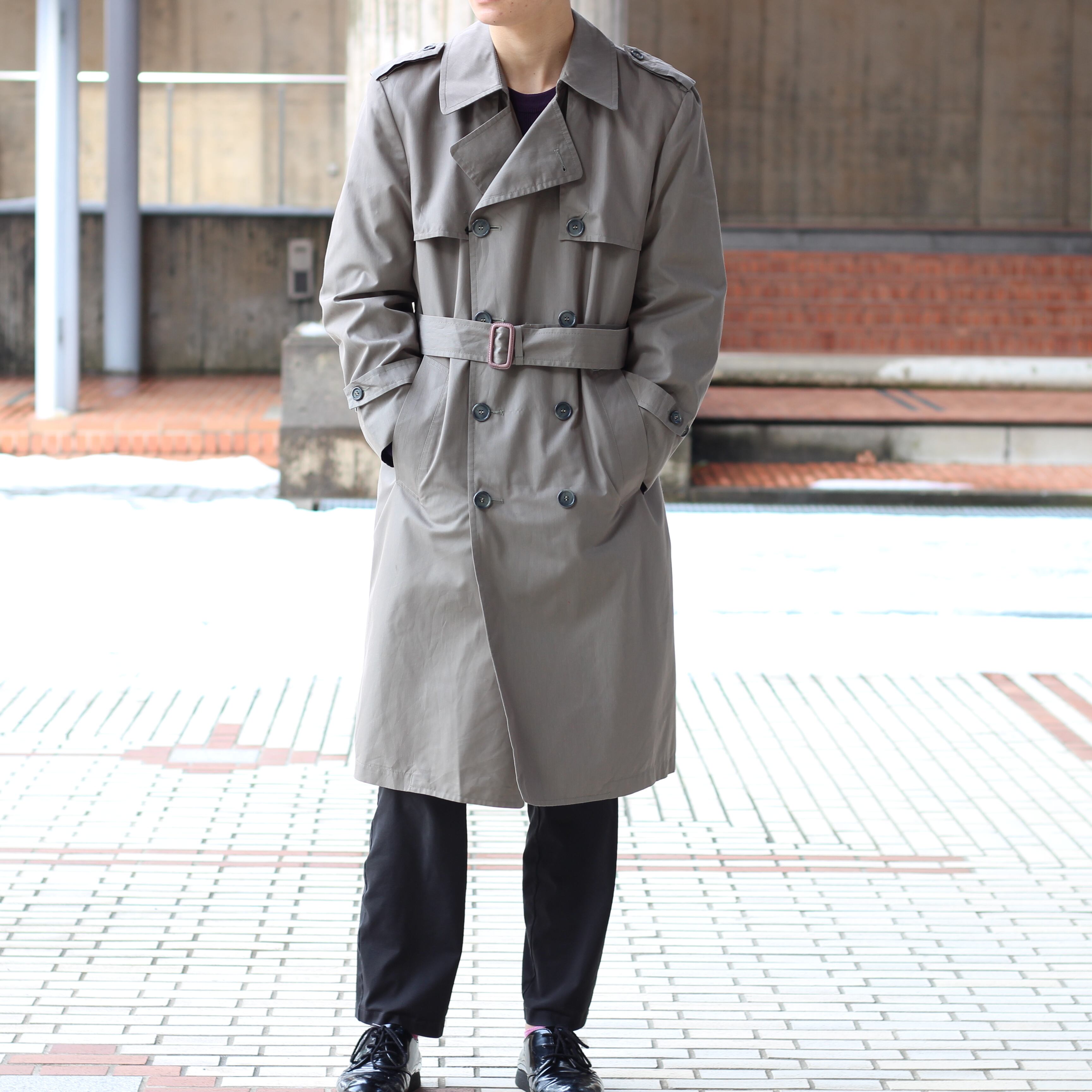 USA VINTAGE LONDON FOG BELTED TRENCH COAT WITH LINER/アメリカ古着