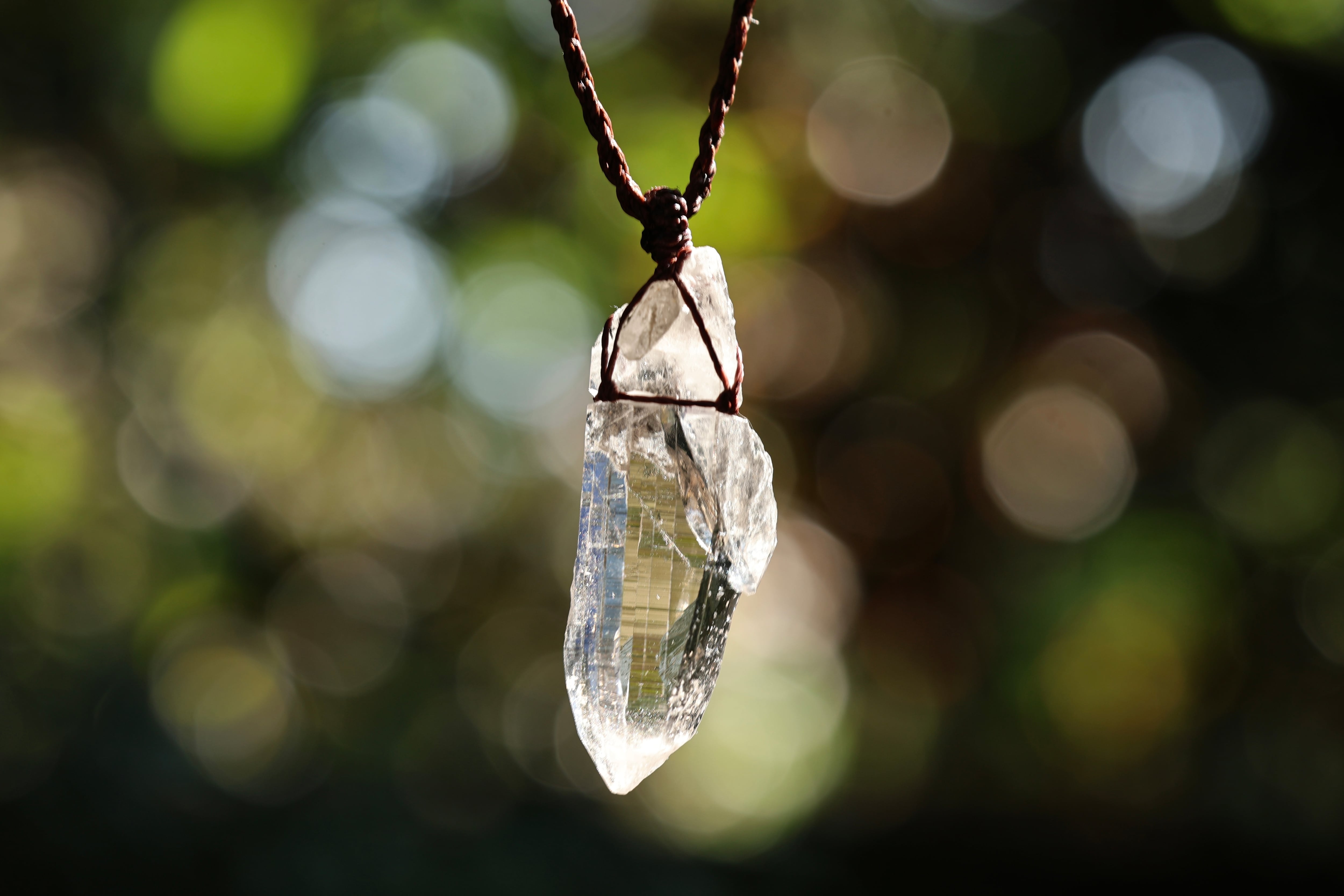 ヒマラヤ水晶ネックレス ガネーシュヒマール産