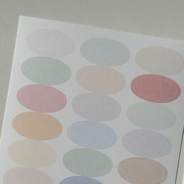 papeterie.atelier 〔palette color chips sticker 10〕