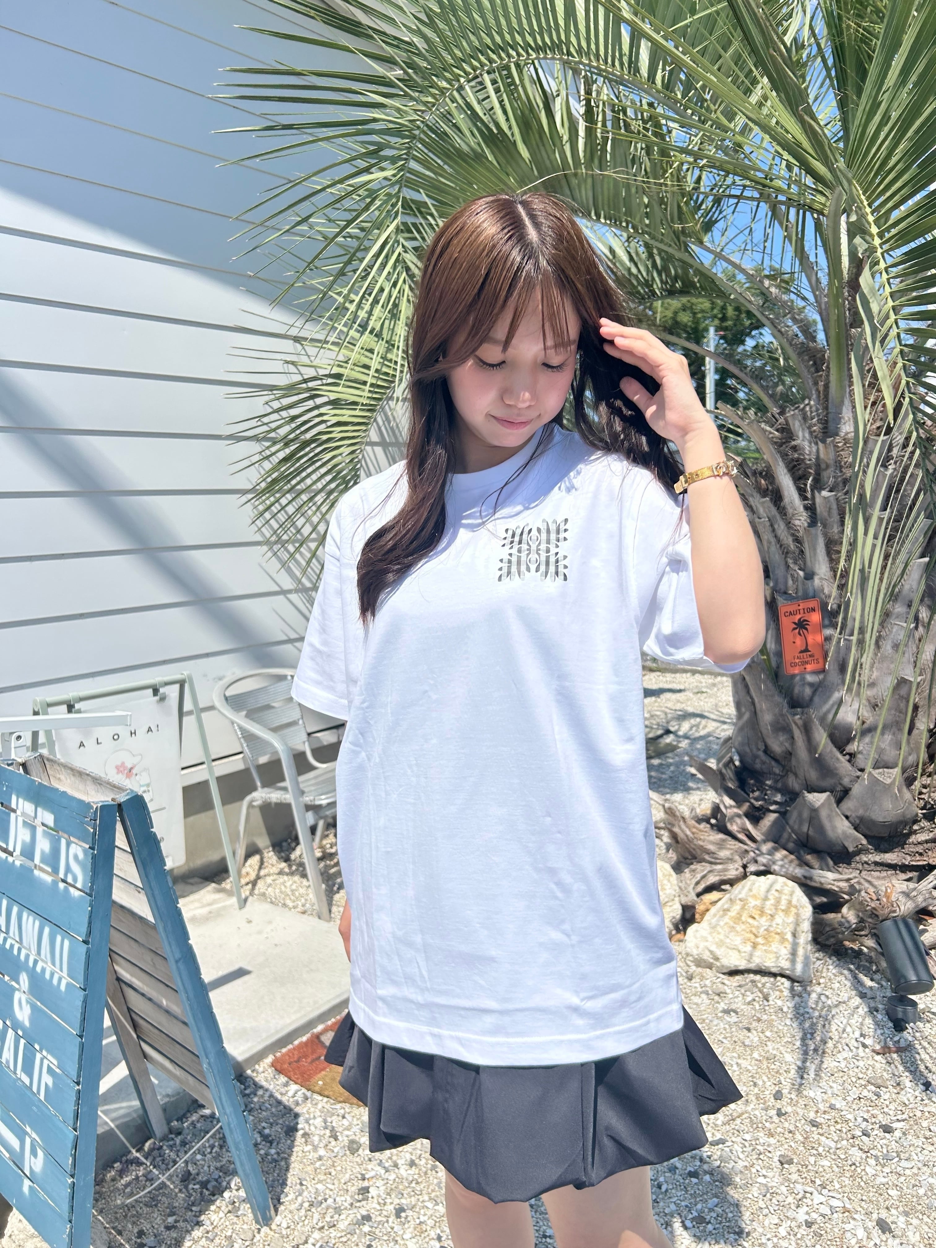 【mapuaコラボ】パラカチェック ラウアエTシャツ ¥6,990×tax