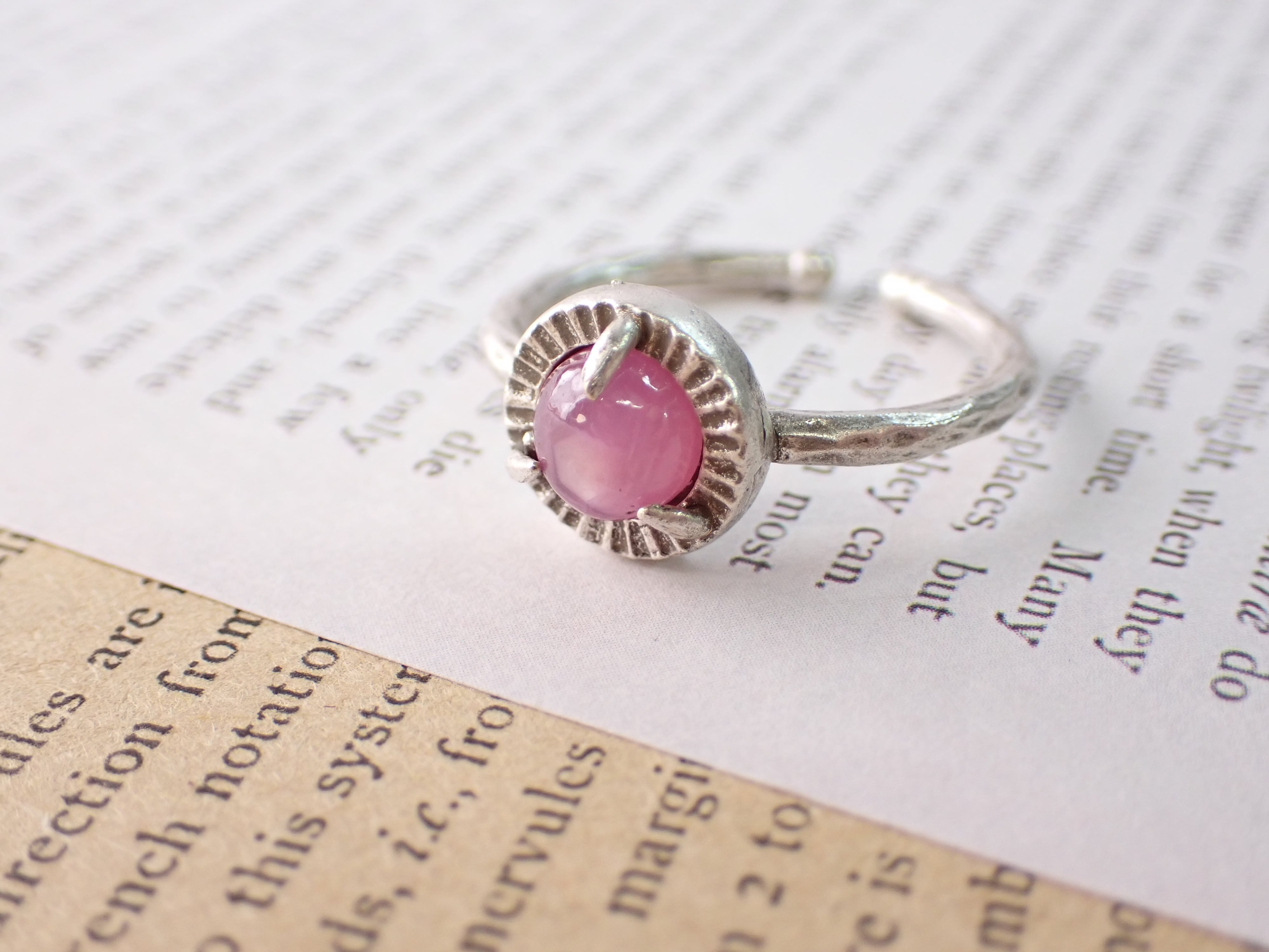 カボションカットリング（ルビー） 1.42ct [C13‐672] | differencee