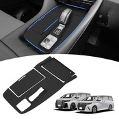 【メーカー直営】Mozan トヨタ 新型 アルファード 40系 シフトパネル ラバーマット【エレクトロシフトマチック専用】 Excective Loungeに適合 ヴェルファイア 40系 コンソールカバー ゴムマット カバー キズ防止 汚れ防止 指紋防止 車種専用 防水 防塵 内装パーツ アクセサリー