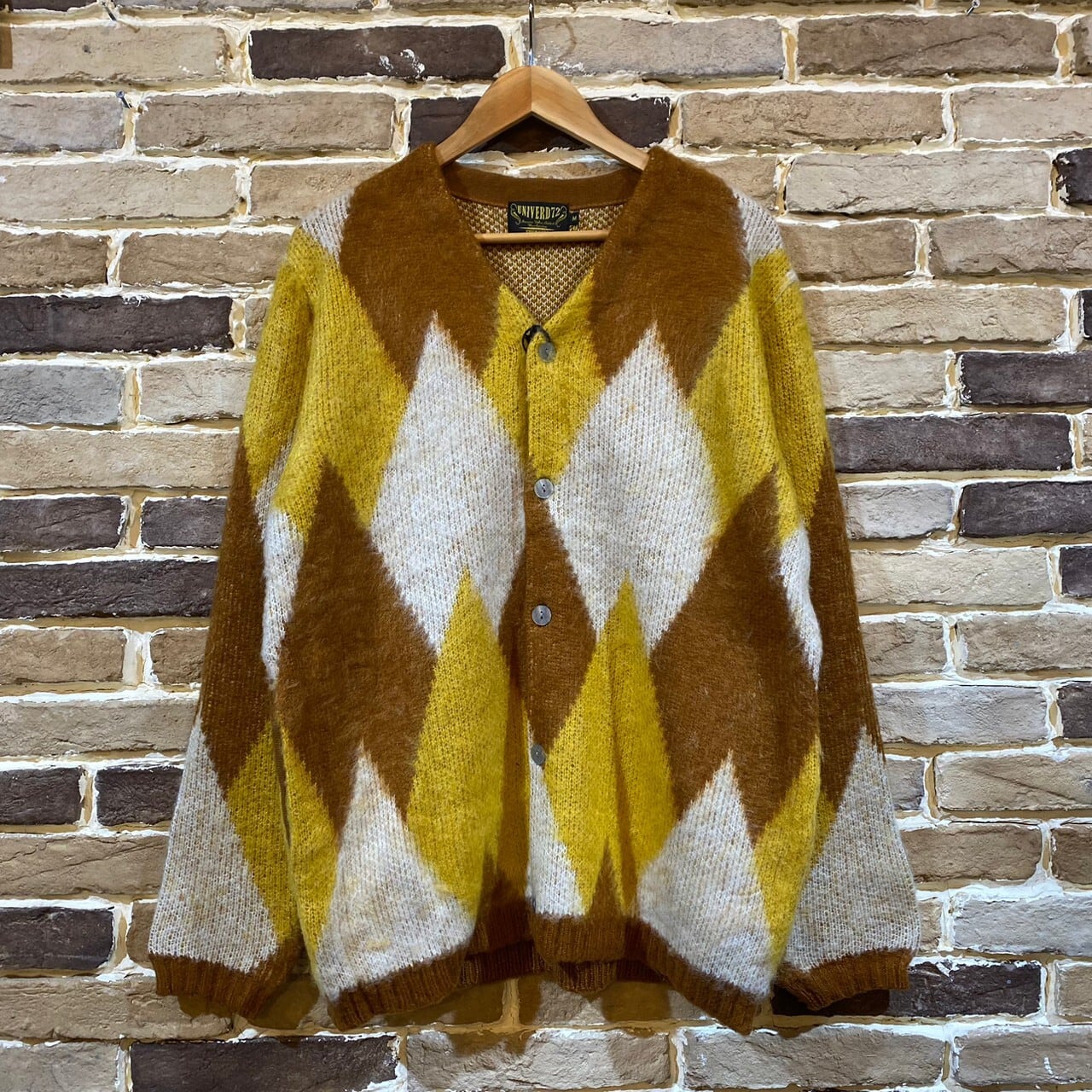 UNIVERD72 / MOHAIR TOUCH CARDIGAN〝DIAMOND〟』 | RUBBER DUCK