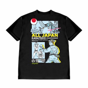 2025 日本空手協会 全国小学生・中学生空手道選手権大会記念Tシャツ　BLACK