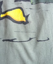 90s WOODSTOCK HAPPY CAMPER Tシャツ スヌーピー