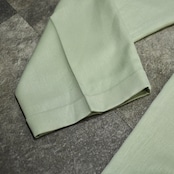 wide 3tuck color slacks light green