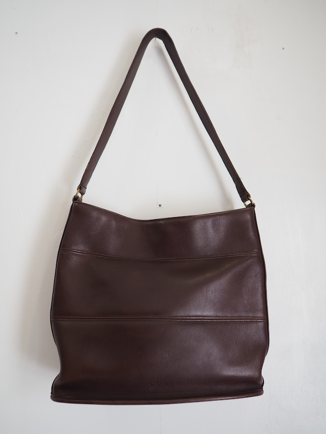 1990’s AMERICA OLD COACH leather shoulder bag