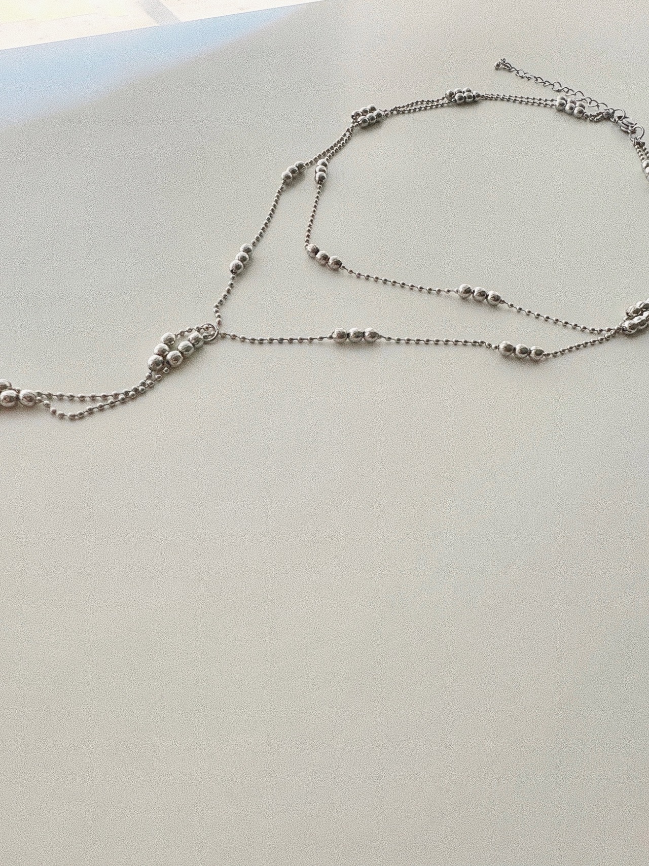LAYERED METAL NECKLACE