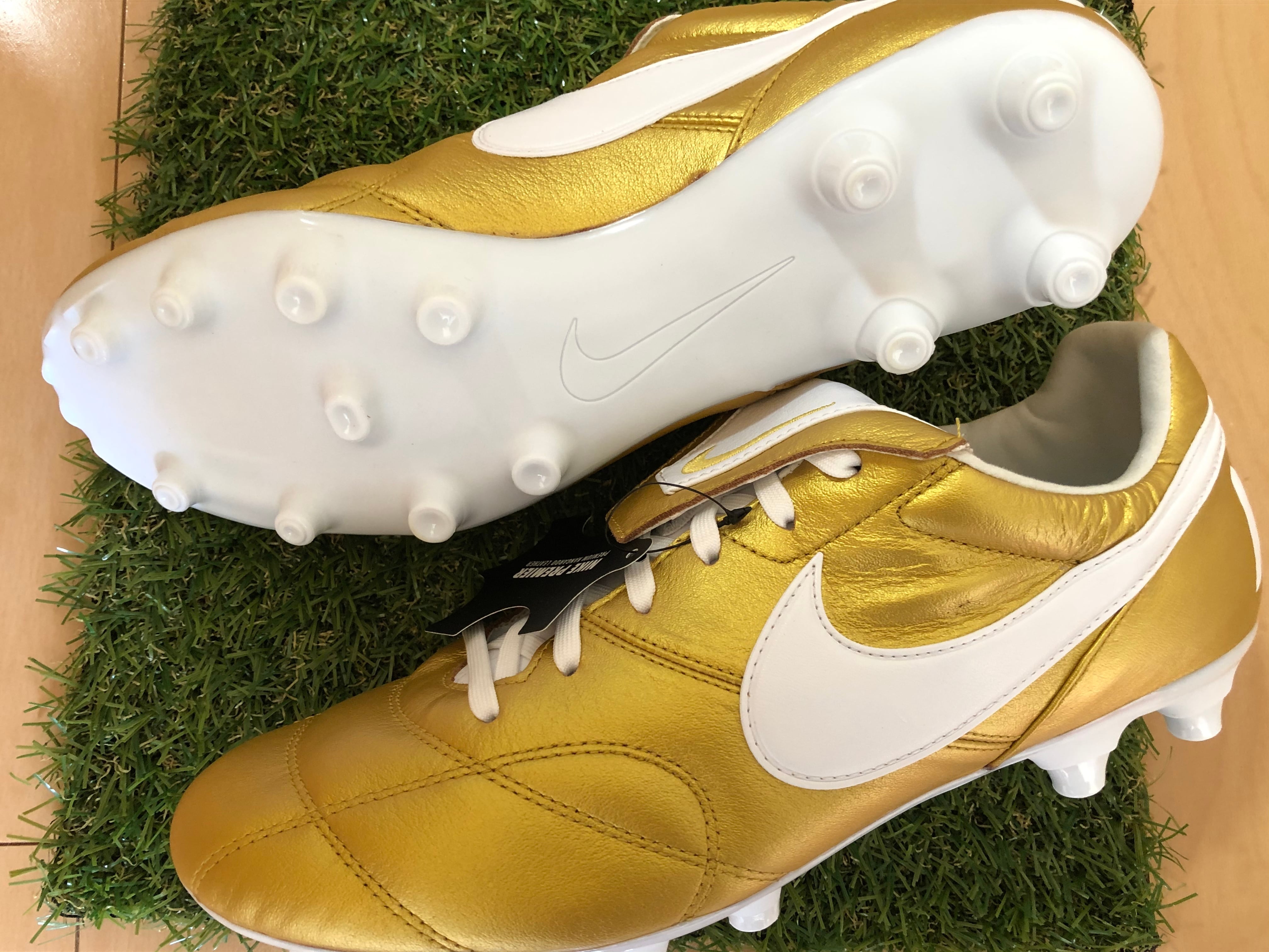 ナイキ サッカースパイク プレミア2 Fg ゴールド27cm Soccerkinoko ナイキ サッカースパイク プレミア2 Fg ゴールド27cm Soccerkinoko