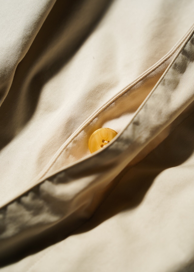 90's agnes b. homme fly front balmacaan coat