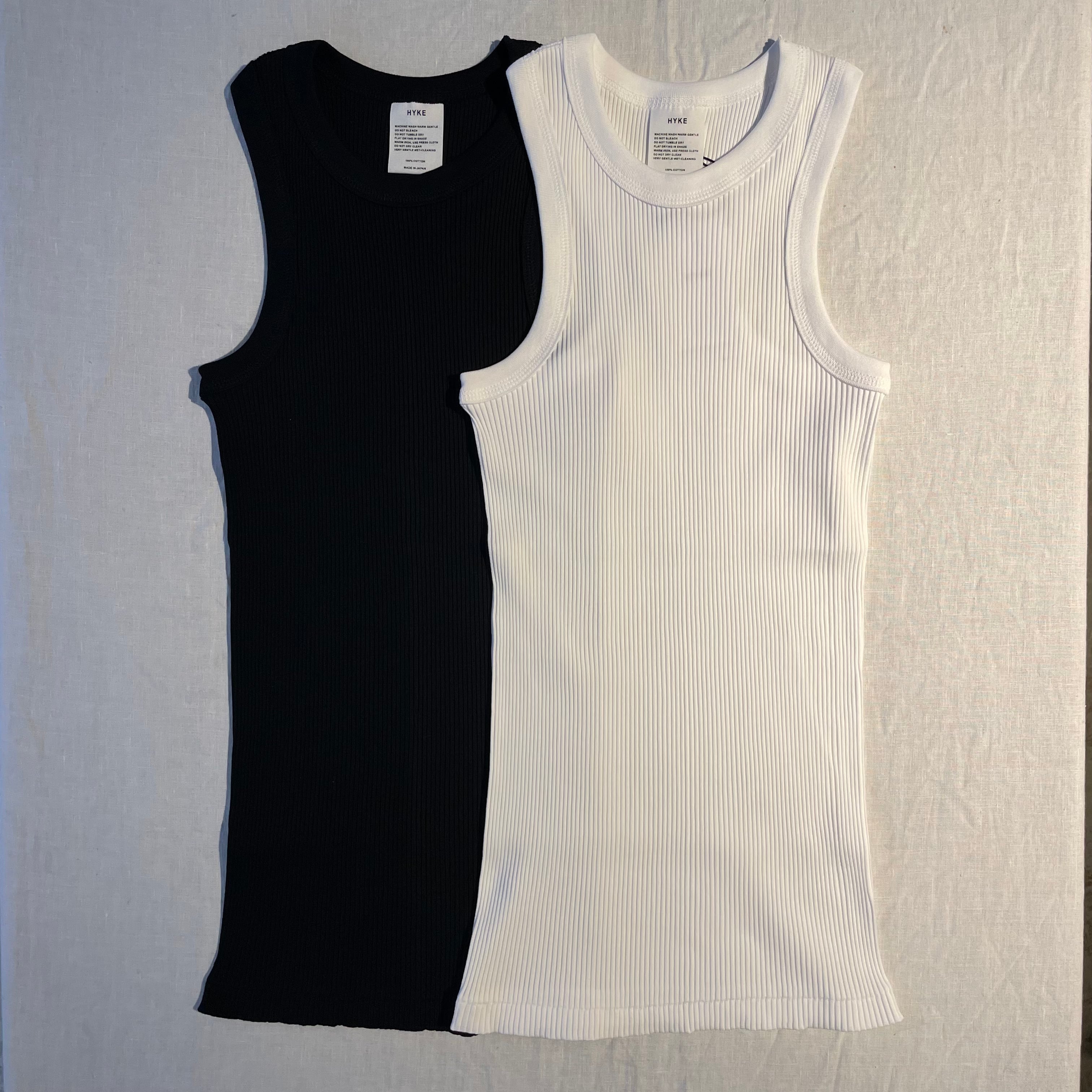HYKE【ハイク】CREW NECK TANK TOP (12440) | glamour online