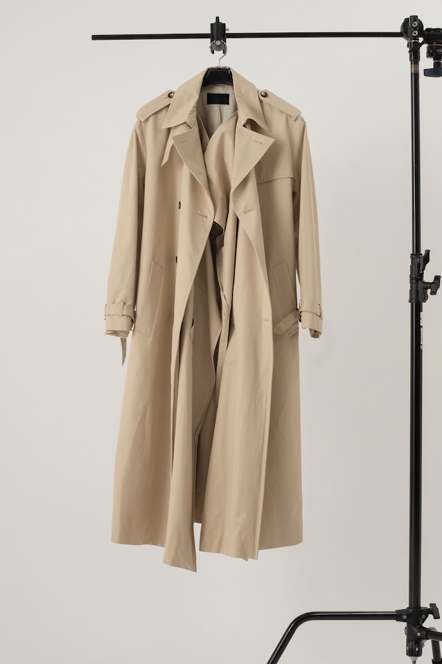 Cape Trench Coat Cotton