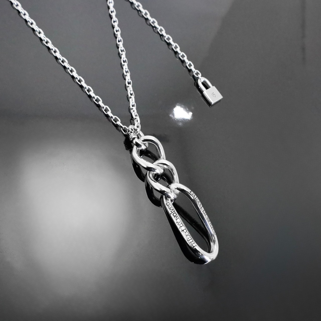 GODSIZE® FIGARO TRINITY [LARGE] #2 I.D. TAG NECKLACE / ゴッドサイズ® フィガロトリニティL #2 I.D.タグ ネックレス