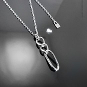 GODSIZE® FIGARO TRINITY [LARGE] #2 I.D. TAG NECKLACE / ゴッドサイズ® フィガロトリニティL #2 I.D.タグ ネックレス