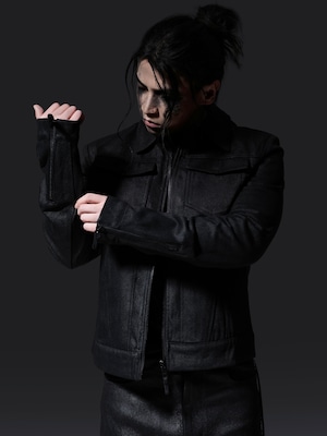 BH 26SS「ドリフター」ハンドメイドワックスコートデニムショート丈ジャケット