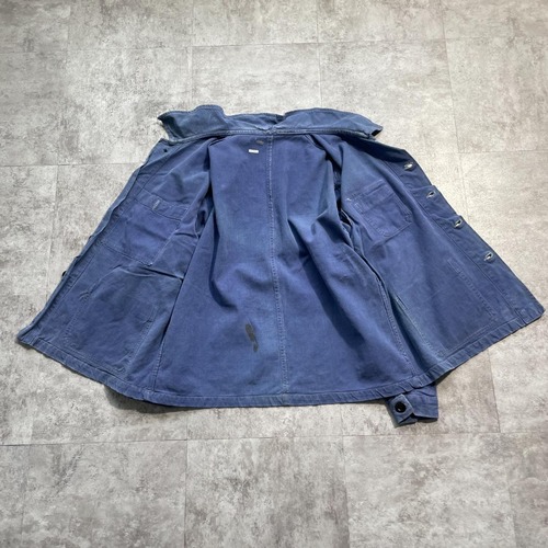 50s 推定フランス軍 コットンツイル フレンチワークジャケット 詳細写真3