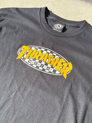 THARSHER / USA企画 / CHECKER LOGO / T SHIRT