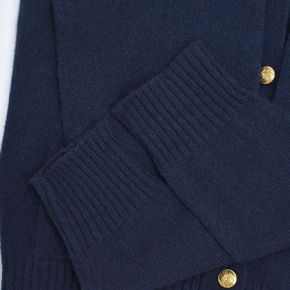 90s～ Ralph Lauren ラルフローレン エンブレム ロゴ刺繍 ウールニット