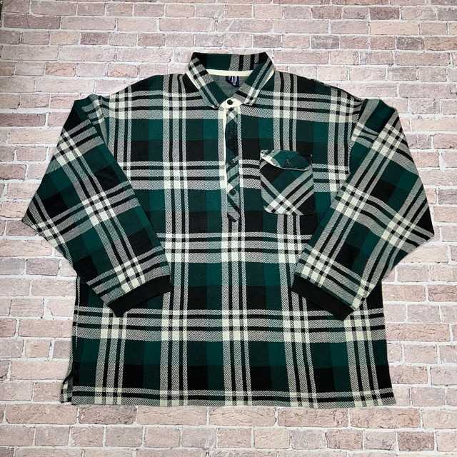 1990s GAP P/O CHECK SHIRT