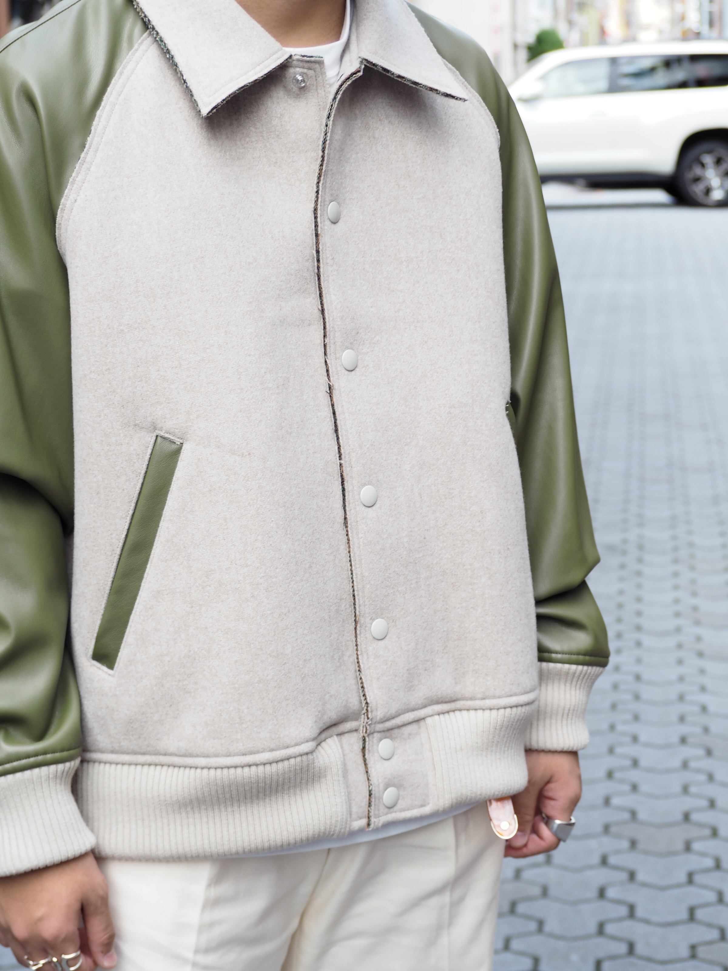 BONDING MELTON AWARD JACKET | PiuLoro(ピウロロ) - 岐阜セレクトショップ
