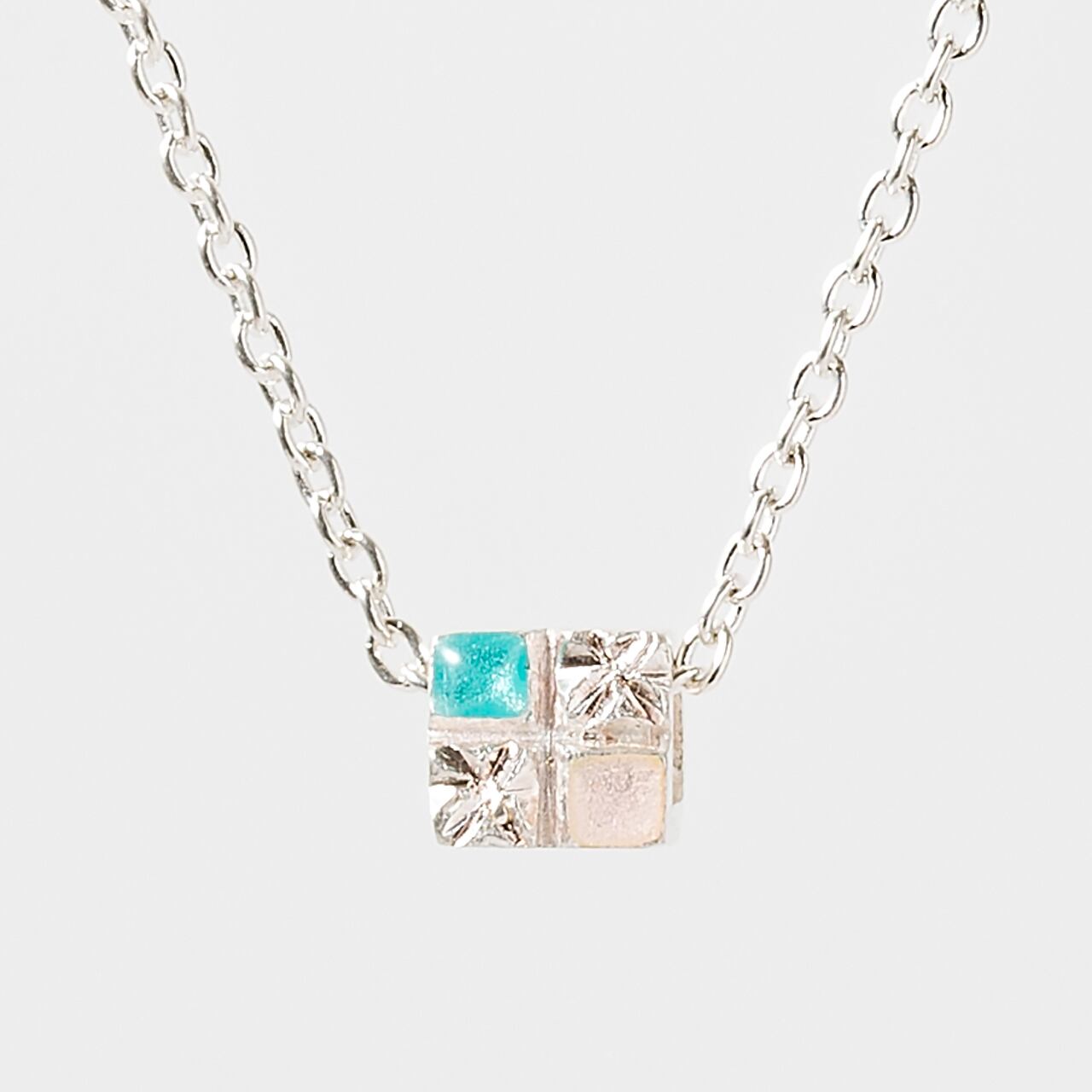 SAIKORO aqua & pink - necklace -