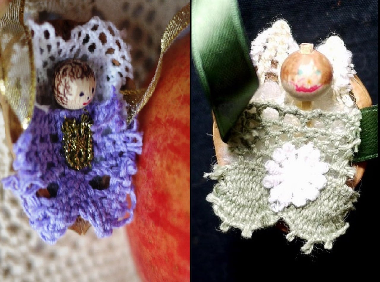 赤ちゃんイエス くるみ殻 ヴィンテージオーナメントドイツ